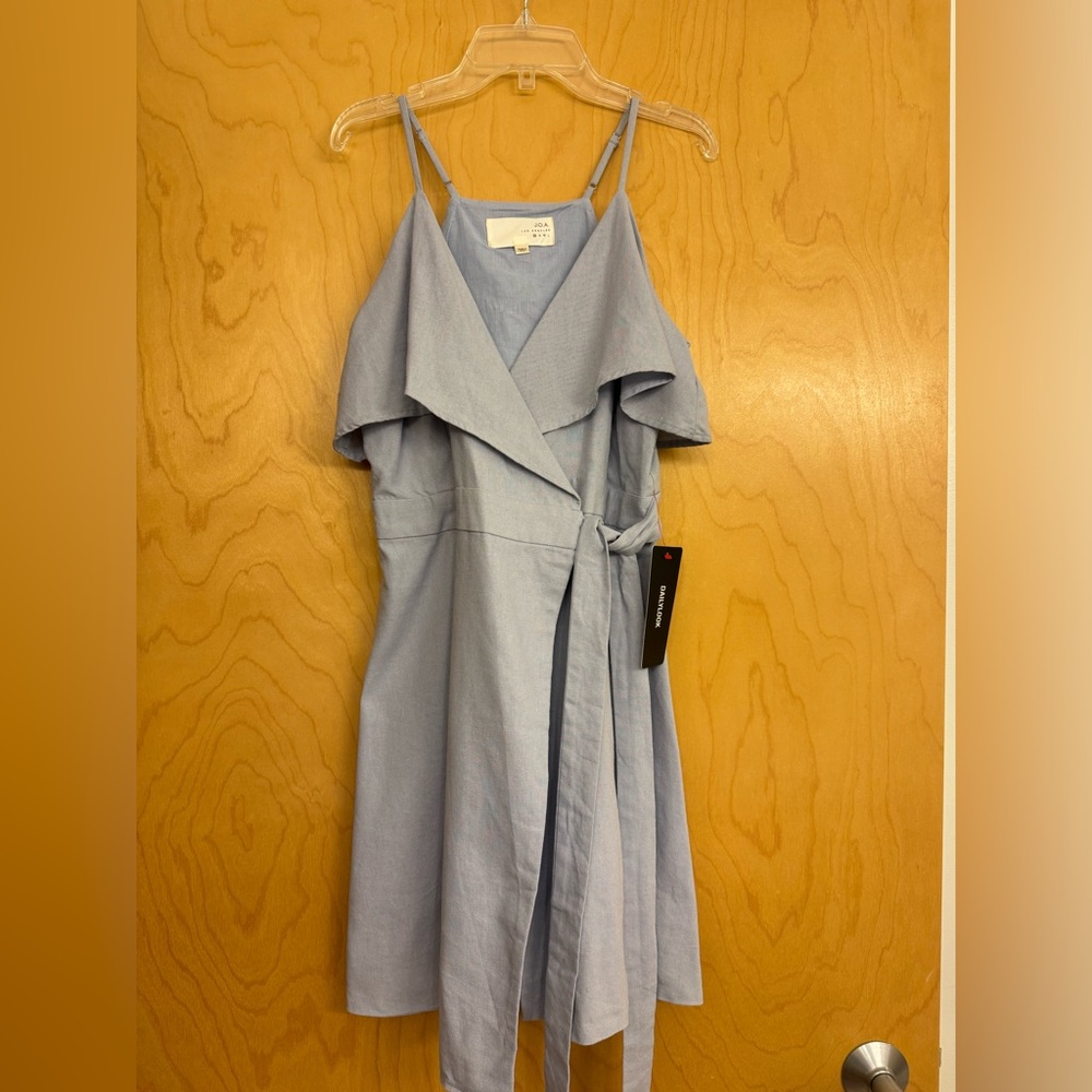 J.O.A. Blue Wrap Dress New with tags